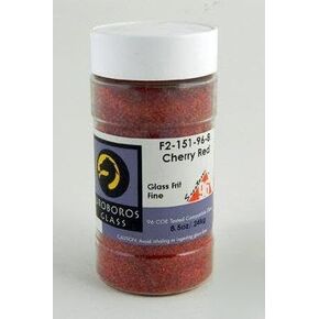 System 96 Fine Transparent Glass Frit - Cherry Red in Kuwait