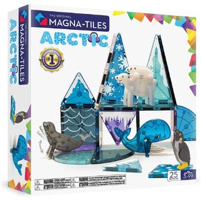 MAGNA-TILES Arctic Animals 25-Piece Magnetic Construction Set, The ORIGINAL Magnetic Building Brand in Kuwait