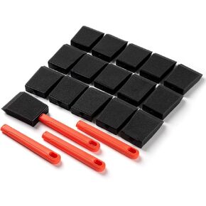 Mister Rui Foam Brush Kit 2 Inch with 2 Handles & 8 Sponge Heads in Kuwait