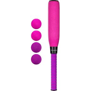 CeleMoon 22 Inch Soft Foam Kids Baseball Bat Set with Balls | Gift Toys for Children Toddlers Boys Girls Age 3-5-8 Outdoor Indoor Sport T Ball Game Playing in Kuwait