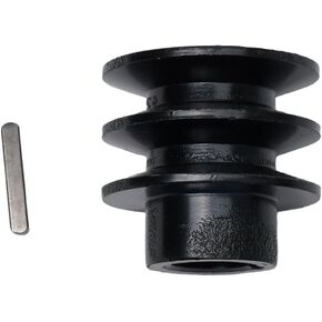 Double V Belts Pulley for 20mm Bore A Belt, for Compatible with for HONDA 168F 170F GX110 for GX120 for GX200 7HP Engine(Convex head) in Kuwait