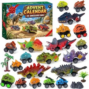 Dinosaur Kids Advent Calendar 2026, 24 Day Pull Back Cars with Big Play Mat in Kuwait