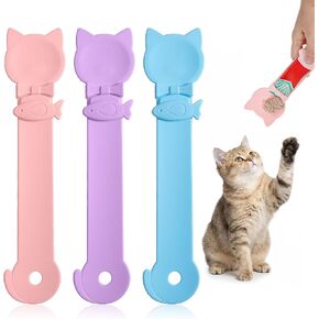 3 PCS Cute Churu Spoon Cat Treat Spoon Temptations Lickable Spoons in Kuwait