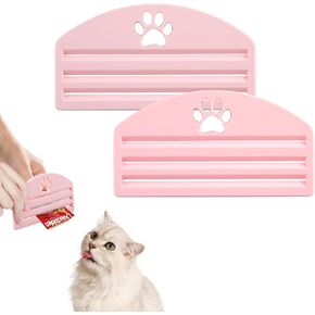 Treat Squeezer Feeder for Lickable Treat Tubes & Pouches, Mess-Free Holder with Easy Squeeze Dispenser Compatible with Churu Style Snacks in Kuwait
