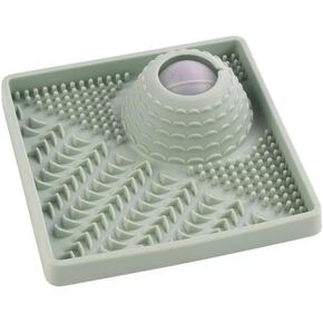 PEDAY Nonslip Silicone Cat Lick Mat Slow Feeder with Rolling Ball in Kuwait