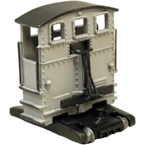 Static Locomotive HO Scale Train Model Shunter Engine Figurine with Riveted Sides Build Non Powered Display Suitable for Collectors dioramas Layout displays Home Decoration, Gray in Kuwait