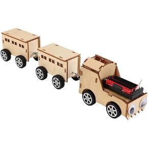 Wooden Electric Train DIY Assembly Model for Adults in Kuwait