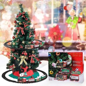 Santa Christmas Toy Train Set, Electric Train with Lights & Sounds in Kuwait