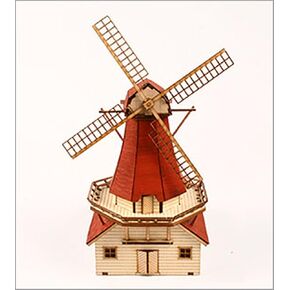 Desktop Wooden Model Kit Dutch Windmill in Kuwait