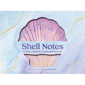 Chronicle Books Shell Notes: 12 Shell-Shaped Cards & Envelopes in Kuwait