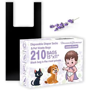 Dog Poop Bags with Handles 210 Count in Kuwait
