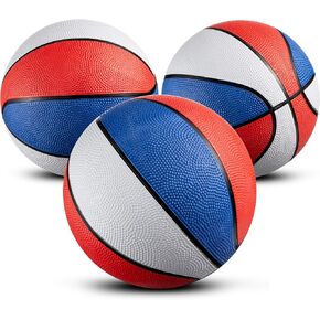 7-Inch Mini Basketballs Size 3 (3-Pack) with Pump for Mini Hoops & Pool in Kuwait