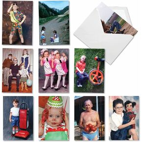 NobleWorks 10 Birthday Boxed Cards Funny Adult Retro Men A1236 in Kuwait