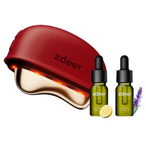 ZDEER GS5 Electric Heated Gua Sha Tool, Red Light Face Massager, Pink in Kuwait