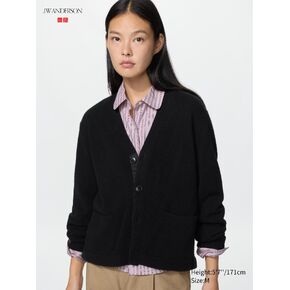 Uniqlo Lambswool V-Neck Short Cardigan in Kuwait