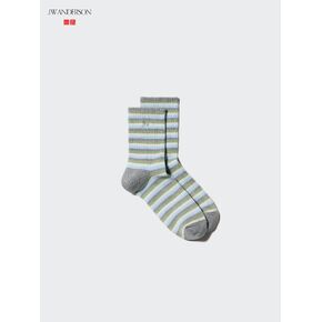Uniqlo HEATTECH Half Socks | Multi-Striped in Kuwait