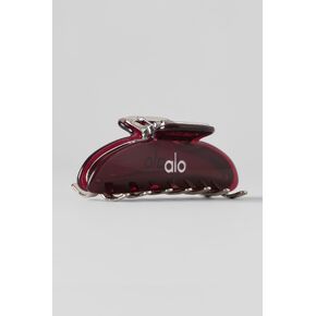 Alo Yoga Acrylic Illusion Claw Clip - Rich Bordeaux/Chrome - Rich Bordeaux/Chrome / One Size in Kuwait