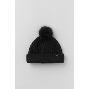 Alo Yoga Cable Knit Winter Bliss Beanie - Black - Black / One Size in Kuwait