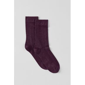 Alo Yoga Cashmere Mesh Sock - Rich Bordeaux in Kuwait