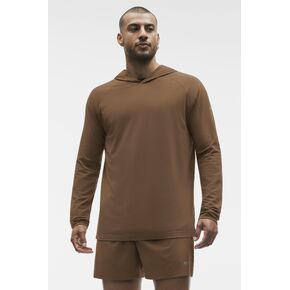 Alo Yoga ALO Vapor Long Sleeve Hoodie - Java Brown in Kuwait