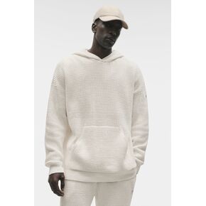 Alo Yoga Waffle Chenille Edition Hoodie - Ivory in Kuwait