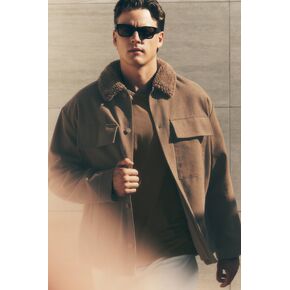 Alo Yoga Canvas Utility Shacket - Java Brown in Kuwait