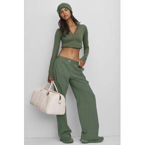 Alo Yoga Suit Up Trouser (Long) - Bamboo Green in Kuwait