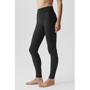 Alo Yoga Airlift High-Waist 7/8 Lotus Legging - Black in Kuwait