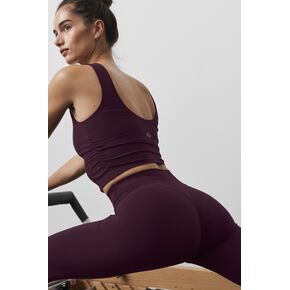 Alo Yoga ALO Softsculpt 7/8 Define Legging - Rich Bordeaux in Kuwait