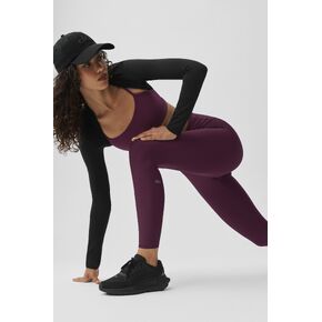 Alo Yoga 7/8 High-Waist Airlift Legging - Rich Bordeaux in Kuwait