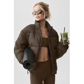 Alo Yoga Cold Front Puffer Jacket - Espresso in Kuwait
