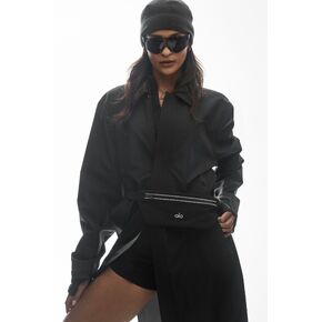 Alo Yoga Alpha Shell Long Coat - Black in Kuwait
