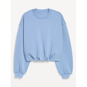 Old Navy Bounce Fleece Bubble-Hem Sweatshirt - Kyanite in Kuwait