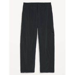 Old Navy Mid-Rise Barrel-Leg Cargo Pants - Black Jack in Kuwait
