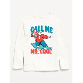 Old Navy ICEE® Long-Sleeve Gender-Neutral Graphic T-Shirt for Kids - Sea Salt in Kuwait
