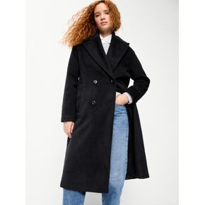 Old Navy Oversized Longline Overcoat - Black Jack in Kuwait
