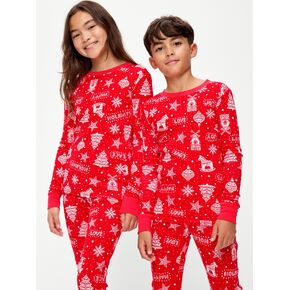 Old Navy Gender-Neutral Snug-Fit Graphic Pajama Set for Kids - Christmas Classic (Match the Fam!) in Kuwait