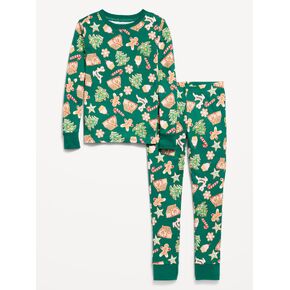 Old Navy Gender-Neutral Snug-Fit Graphic Pajama Set for Kids - Gingerbread (Match the Fam!) in Kuwait