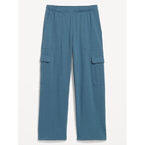 Old Navy High-Waisted SoComfy Wide-Leg Cargo Sweatpants - Neptune in Kuwait