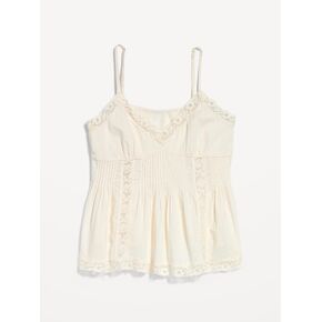 Old Navy Lace-Trimmed Pintuck Cami Top - Creme De La Creme in Kuwait