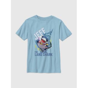 Old Navy Marvel Rivals Jeff The Landshark Graphic T-Shirt for Kids - Light Blue in Kuwait