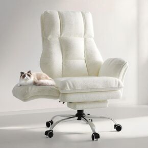 Big and Tall Office Chair, Flip Armrests for Pets & Cross Legged Sitting in Kuwait