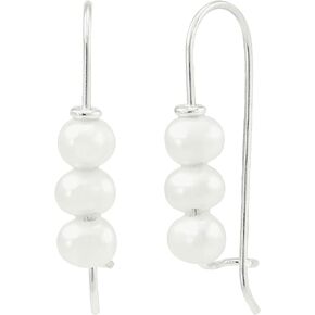 Silpada 'Dots of Joy' Freshwater Cultured Pearl Drop Earrings in Sterling Silver in Kuwait