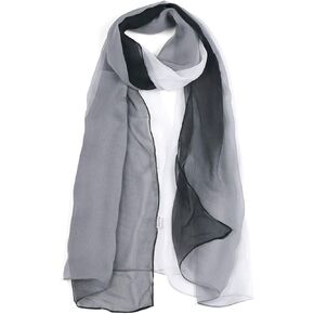 uxcell Long Chiffon Light Wedding Scarf Silky Gradient Color Party Shawl Spring Summer Beach Wrap for Women in Kuwait