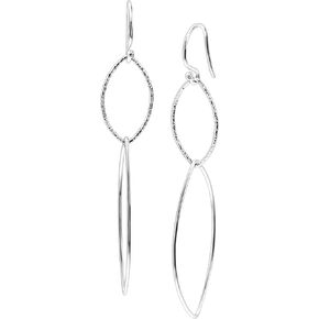 Silpada 'Interlocking' Drop Earrings in Sterling Silver in Kuwait