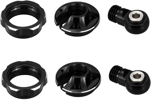 Hot Racing AMN154X01 Aluminum Locking Spring Cup and Shock End Set fits Arrma Mini Kraton in Kuwait