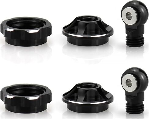 Hot Racing AMN154X01 Aluminum Locking Spring Cup and Shock End Set fits Arrma Mini Kraton in Kuwait