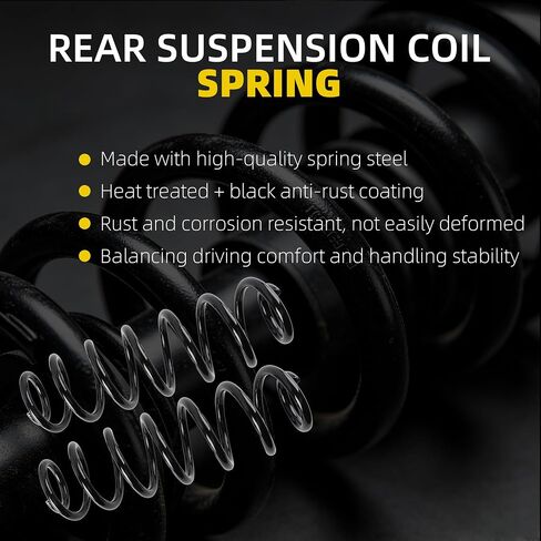 Dasbecan Rear Suspension Heavy Duty Coil Spring Set Compatible with VW in Kuwait