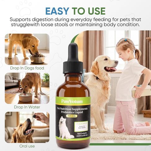 Probiotics for Dogs, Dog Constipation Relief, 2 Fl Oz in Kuwait