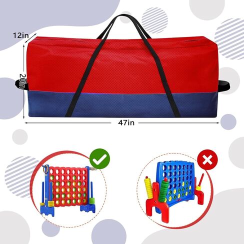 TRESSON Upgrade Giant Connect 4 Carrying Duffle Bag-180L Large & Sturdy in Saudi Arabia